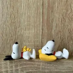 PEANUTS すやすやおやすみマスコット　2種セット