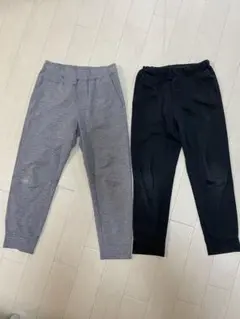 UNIQLO 130㎝　2枚セット薄手ジョガーパンツ