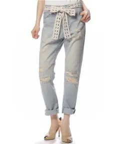 バルコニーアンドベッド　12oz ダメージ加工　デニムパンツのサムネイル