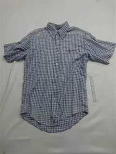 ◎ラルフローレン Ralph Lauren チェック半袖シャツ Sサイズ メンズ