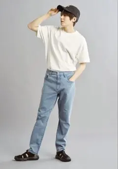 We Move(TM)冷感ストレッチジーンズ　LLサイズのサムネイル