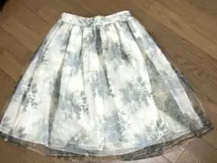 dazzlin 花柄オーガンジーフレアスカートのサムネイル