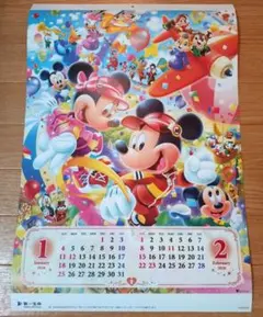 第一生命2026年 ディズニー6枚物カレンダー(表紙なしタイプ)