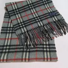 BUrberrysバーバリー ロンドン 100%カシミヤマフラー ✢ヴィンテージ