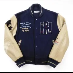 希少 HOLLYWOOD RANCH MARKET スタジャン レザー USA製 BLUE BLUE AWARD JACKET | HOLLYWOOD RANCH MARKET | ハリウッド