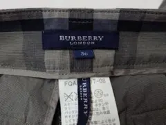 バーバリーロンドン　チェックパンツ