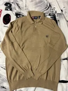 CHAPS ベージュ ポロシャツ Lサイズ