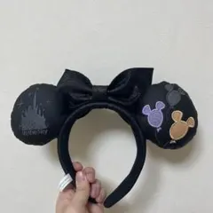 ディズニー カチューシャ 2022 ハロウィン　黒