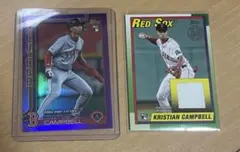 topps KRISTIAN CAMPBELL ジャージカード　250シリセット