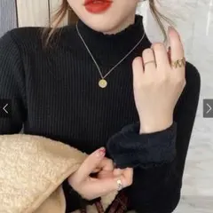 GRL リブニット フリルデザイン 長袖