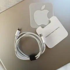 Apple iPhone純正USB-C to Lightningケーブル 1m