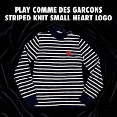 86PLAY COMME des GARCONS ストライプニット Sハートロゴのサムネイル