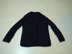 TOMORROWLAND tricot　ニットジャケット　ネイビー　M