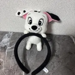 ディズニー 101匹わんちゃん カチューシャ ぬいぐるみ マスコット付き【美品】