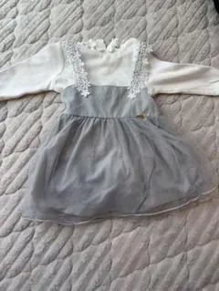 プティマイン　トップス　チュールドレス　80