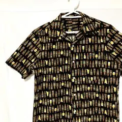 美品】マドモアゼル ノンノン パパス リネンシャツ ブラウスフルーツ柄 