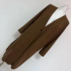 ICB アイシービー ロングコート ノーカラーロングコート 薄手 ウール