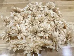 造花 花材 クリーム色 25個セット