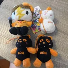 AAA ぬいぐるみ マスコット 4点セット