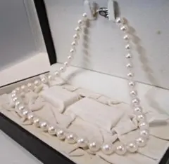 セール☆極美品☆照り強☆アコヤ本真珠ネックレス ７.５-８ミリ