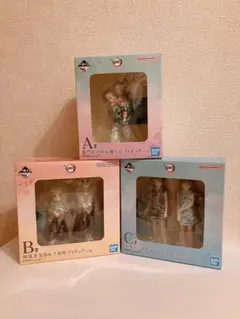 鬼滅の刃 一番くじ ふめつのきずな フィギュア（A賞・B賞・C賞）セット