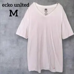 美品✨ トップス ホワイト Vネック 半袖Tシャツ【M】インナー シンプル
