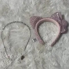 ユニバ ハローキティ カチューシャセット（2個）