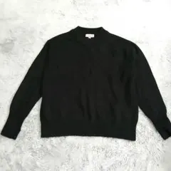 H&M エイチアンドエム レディース ニット ブラック Mサイズ クールネック