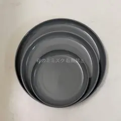 MUJI 無印良品 日常の器 グレー プレート（大・中・小） 食洗機・レンジ可○のサムネイル