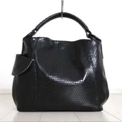 未使用 ヒロコハヤシ カルディナーレ クラッチバッグ チャコールグレー