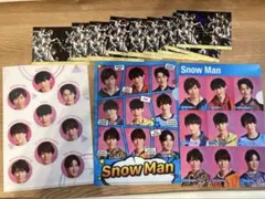 SnowMan クリアファイル3枚セット　セブンイレブン