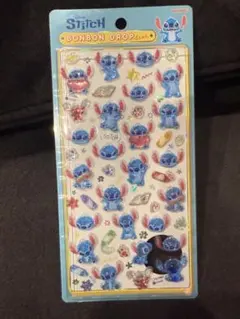 『正規品』ボンボンドロップシール　スティッチ　らくがき　ディズニー