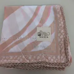 KRIZIA シルク ストライプ ハンカチ