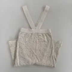 bisque ベビーレギンス サスペンダー付き