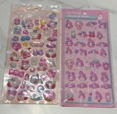 ボンボンドロップシール　カービィ　マイメロディ