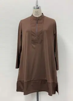 【タグ付き未使用】day to day 異素材使いのAラインチュニック