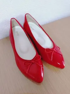 【 新品未使用 】AcureZ パンプス レッド 日本製✿お値下げしました✿のサムネイル