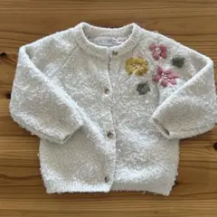 たみ様:ZARA ホワイト カーディガン 9-12ヶ月