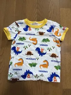 HOT BISCUITS 恐竜プリント Tシャツ