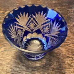 切子 ブルー 花瓶 フラワーベース - メルカリ