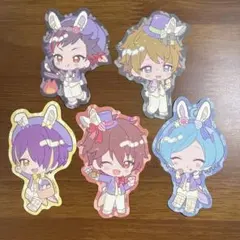 あんスタ　アニカフェ　ステッカー　南雲鉄虎　高峯翠　仙石忍　守沢千秋　深海奏汰