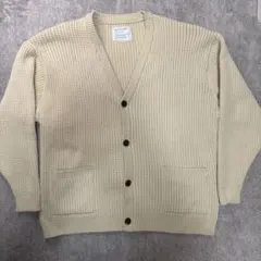 【美品】BAYFLOW ワッフルニット カーディガン ベージュ LLサイズ相当