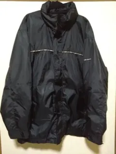 90s airwalk パイピング ブラック ナイロンジャケット L 2way