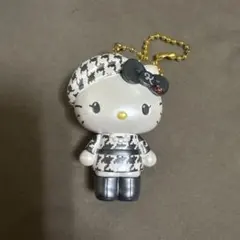 ハローキティ シークレットマスコットチャーム モノクロガーリー 千鳥格子