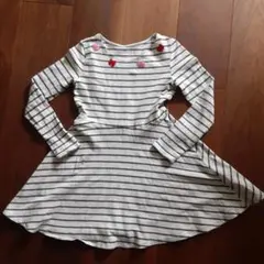 H&M　スウェット生地　フレアワンピース