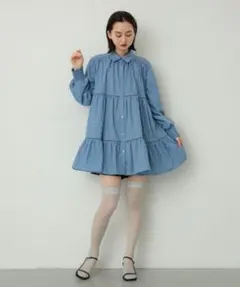 SENSE OF PLACE アーバンリサーチ ティアードミディワンピース