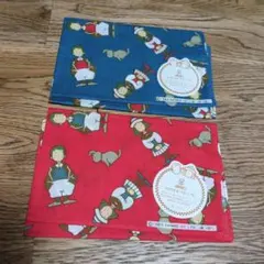 未使用品☆サンリオ　エディ＆エミー ハンカチ 2枚 1983年 日本製　レア