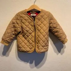 ミキハウス ホットビスケッツ　アウター90サイズ　男女兼用　キャメル系