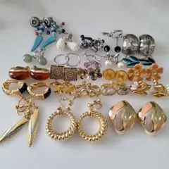 イヤリング　まとめ売り　⑱ゴールドカラー等　アクセサリー