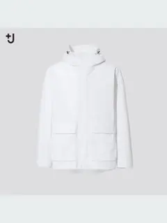 UNIQLO +J オーバーサイズマウンテンパーカ WHITE Sサイズ